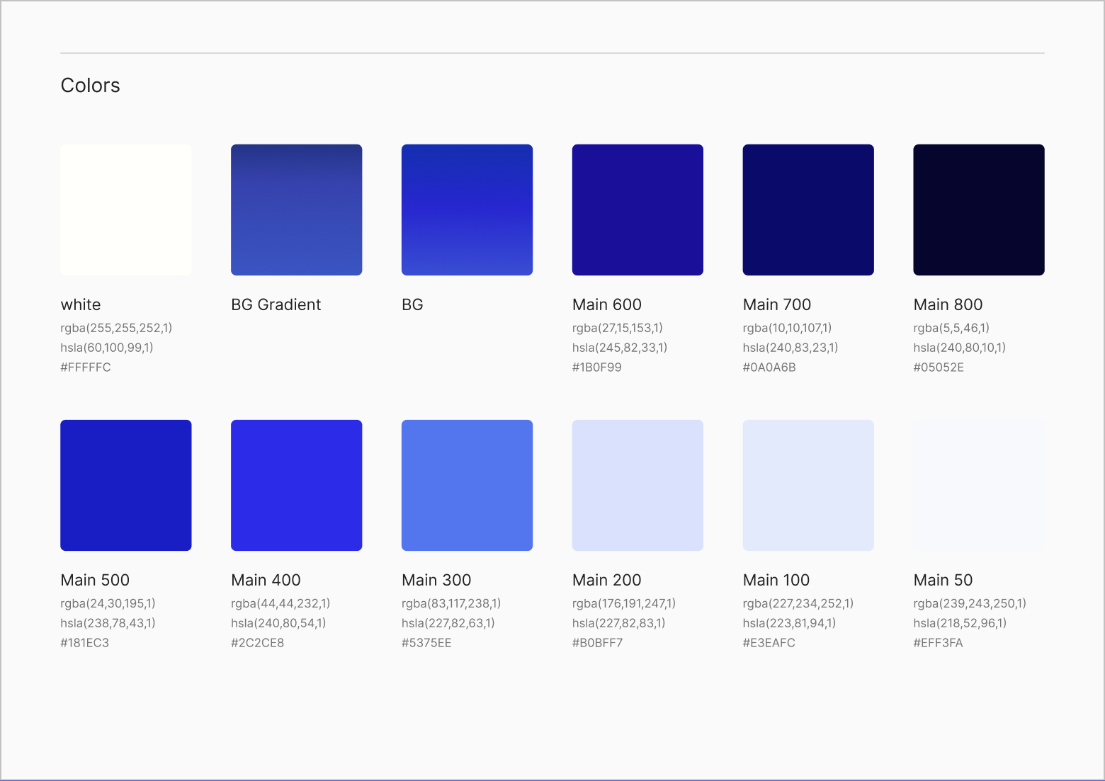 Flyte color palette